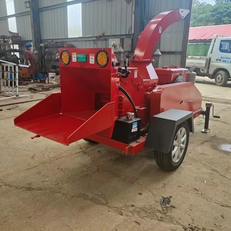 เครื่องย่อยกิ่งไม้ดีเซล ผลิตใน - Garden Branch Shredder Wood Chipper บทวิจารณ์และราคา