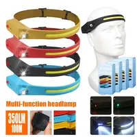 Rechargeable Headlamp 350 Lumen Motion Sensor LED Headlight Flashlight IP65 Waterproof 5 Modes Outdoor Cycling Camping Fishing