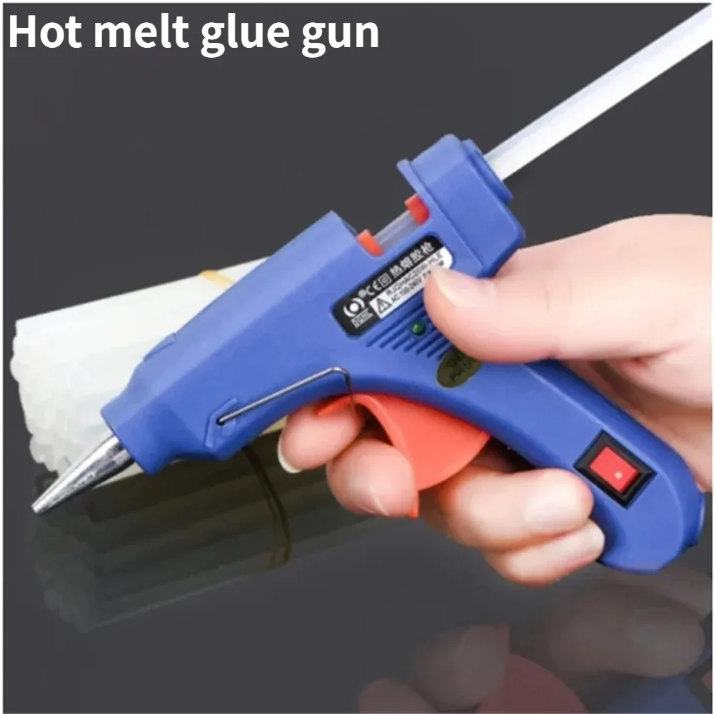 Mini Hot Melt Glue Gun for DIY Household Industrial Use Electric Thermo EU/US Heat Repair Tool with 7mm Glue Sticks