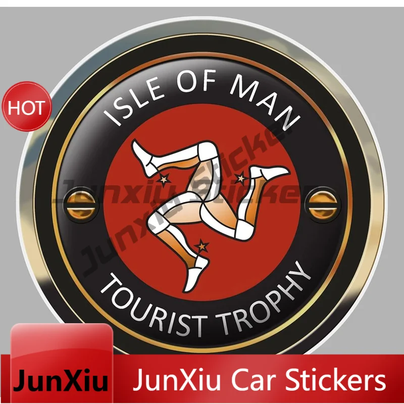 Tt Biker Racing Track Creative Vinyl Decal Waterproof Car Sticker For Bumper Window Auto Decoration Vehicle Decoration
