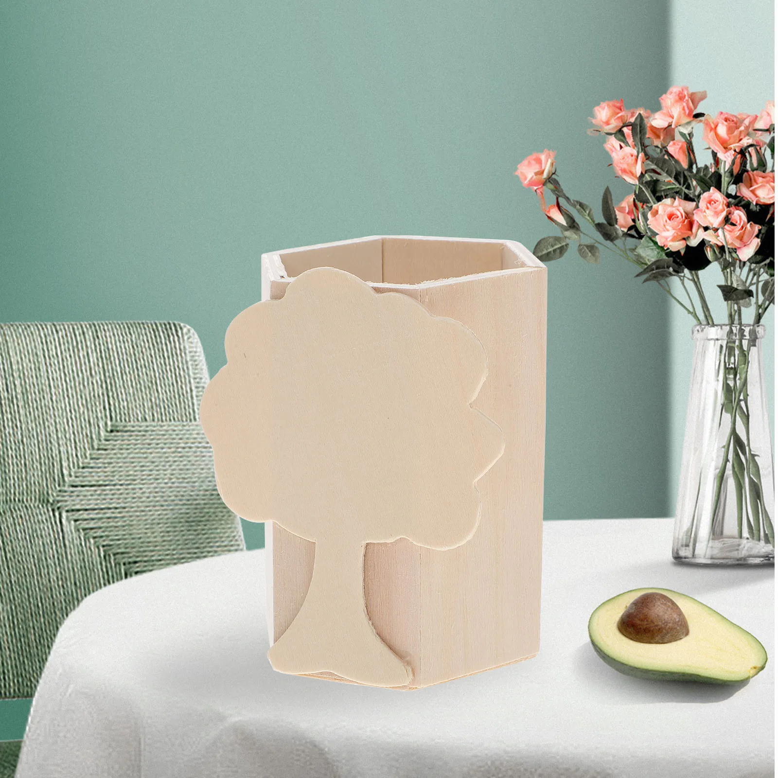 

3 Pcs Handmade DIY Pen Holder Cute Desk Decorative Holders Desktop Ornaments Aesthetic Stand for Unique Pencil Multifunction