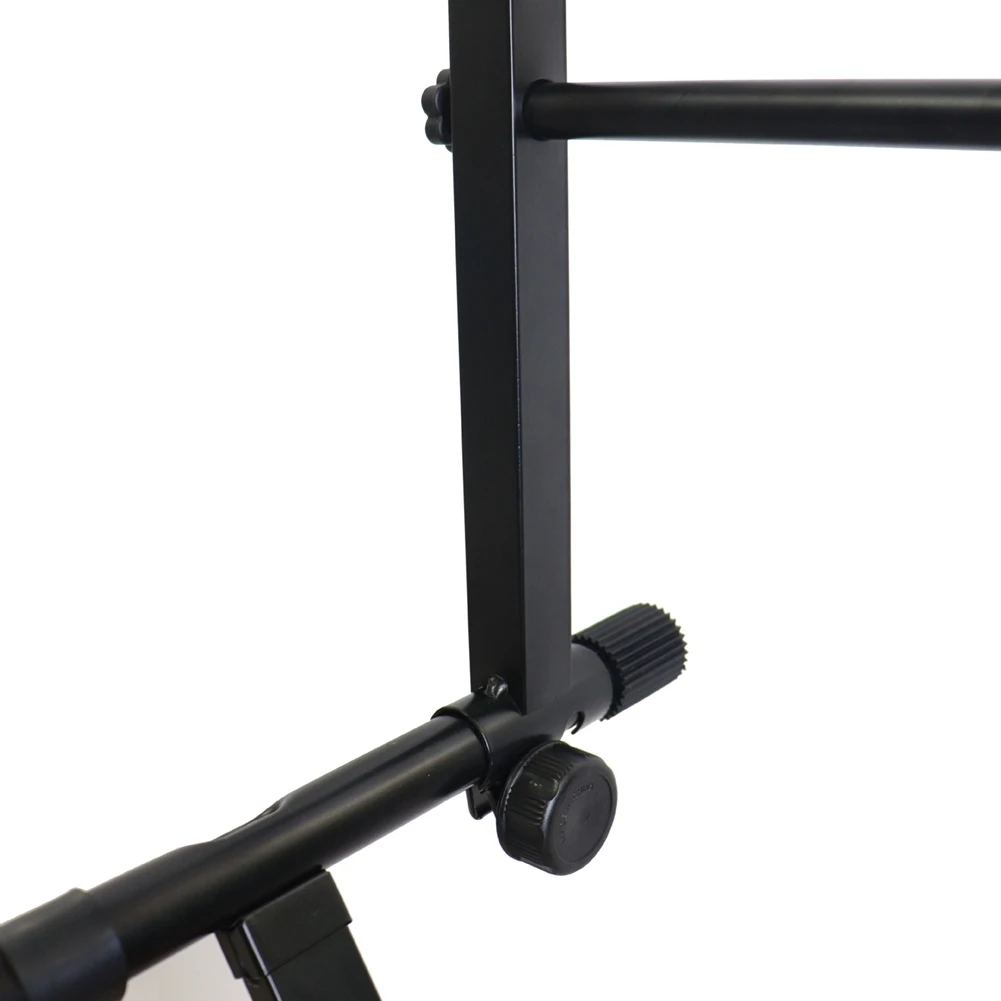 

ABME Adjusted Electronic Piano Second Tiers Stand Piano Keyboard Stand Electric Piano Holder Adjustable Stable Keyboard Rack