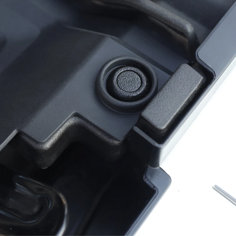 For Toyota LC250 2024-2026: Hood Lock Silicone Guard - 3M Adhesive Anti-Rattle & OEM Fit