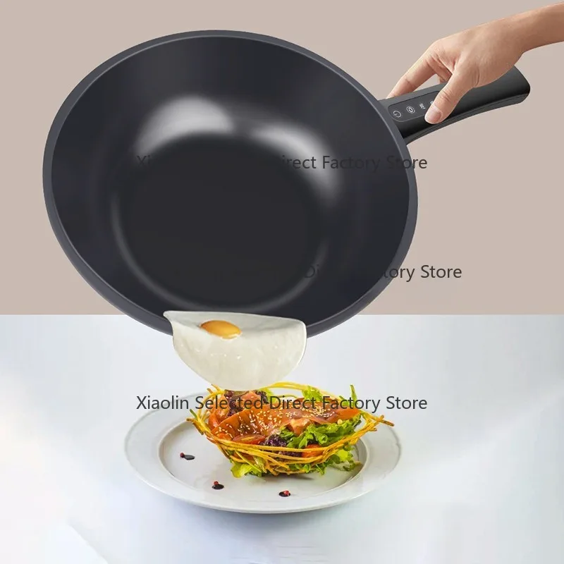 New Superconducting Home Electric Frying Pan, Heats Up Fast and Non-Stick