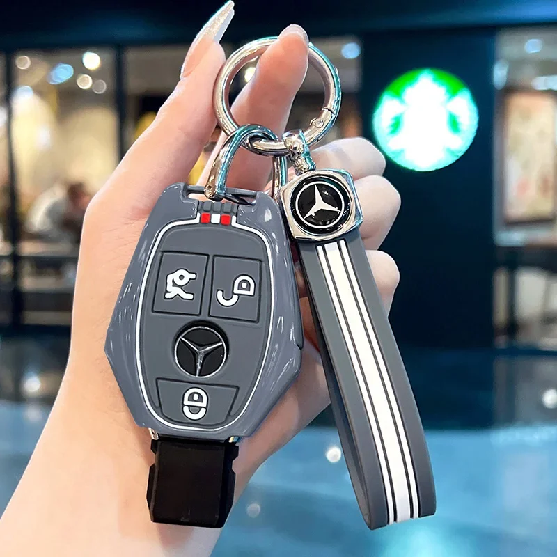 Key Case Cover 2/3Button Shell Fob for Mercedes Benz W204 W463 W176 W251 W205 A200 A260 A C R G Class GLA CLA GLK GLC CLS