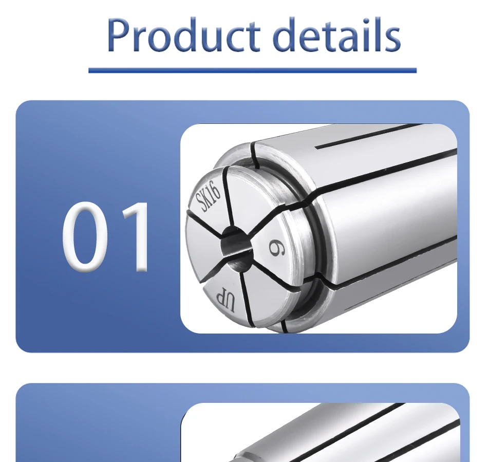BYGD SK06 SK10 SK13 SK16 SK20 SK25 SK GSK Spannzangenfutter für BT BT30 BT40 BT50 HSK63A SK GSK Werkzeughalterhalterung Werkzeug-Spannzangenfutter – Detail 14