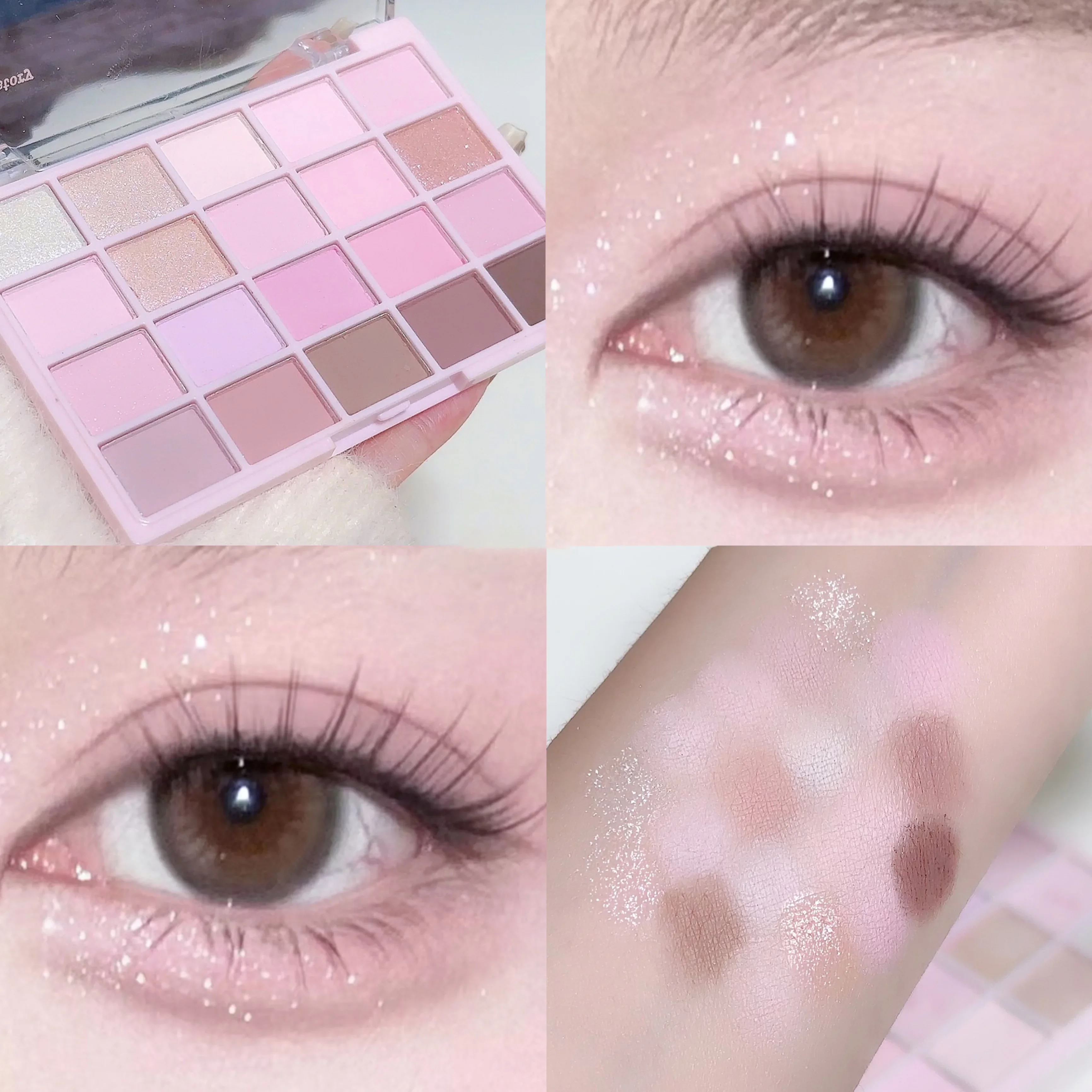 20 Shades Korean Low Saturation Matte Eyeshadow Palette Waterproof Long-lasting Daily Makeup