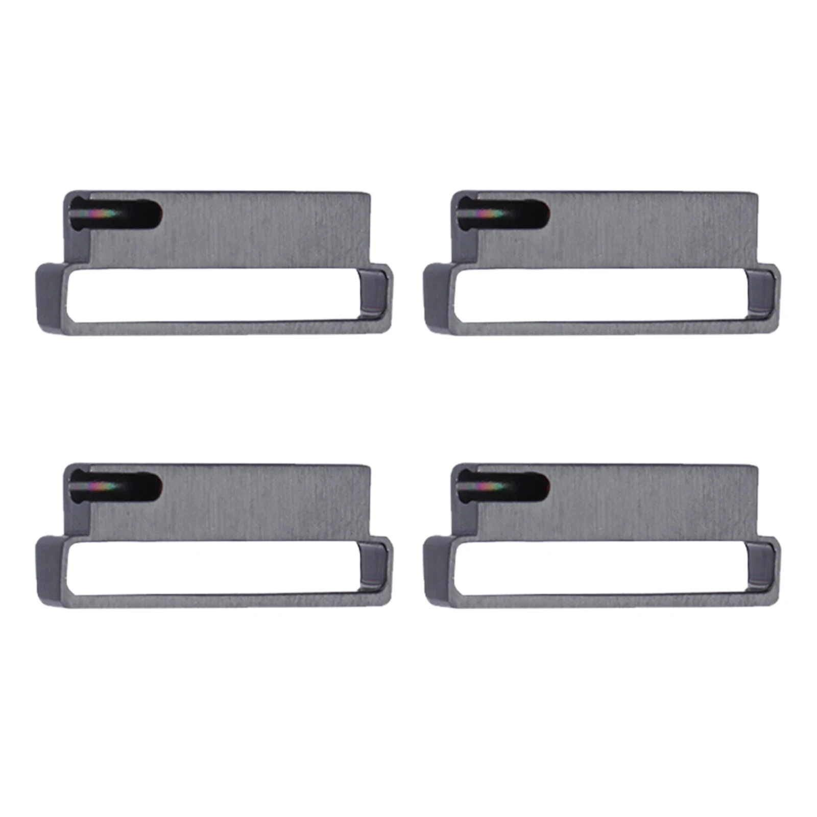 

4pcs Stainless Steel Watch Band Connector High Quality Strap Accessories Smart Watch Buckle Adapter Easy Installation