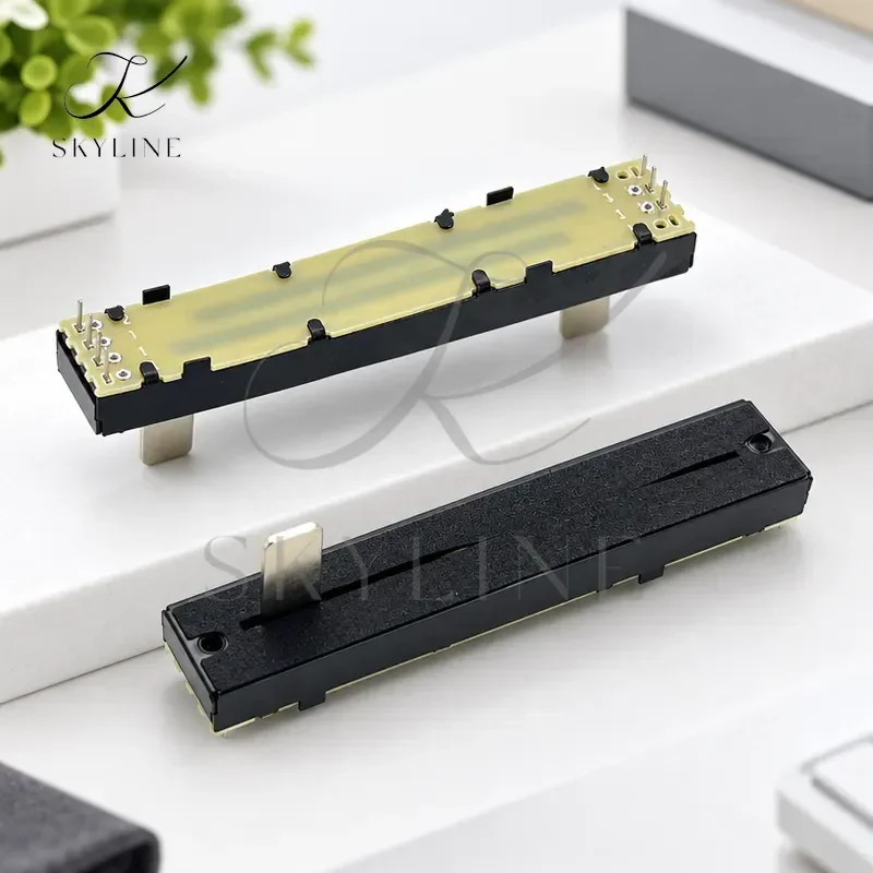 2 Pcs For Pioneer DHM-V10LF Volume Vertical Slide Fader 88mm B10K6 6-Pin Shaft Length 15mm Square Shaft
