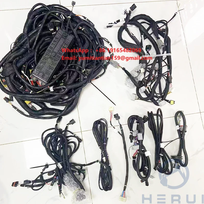 High Quality 21Q6-18100 Engine All Wiring Harness 21Q618100 for Hyundai R220-9S Excavator Engine Cable