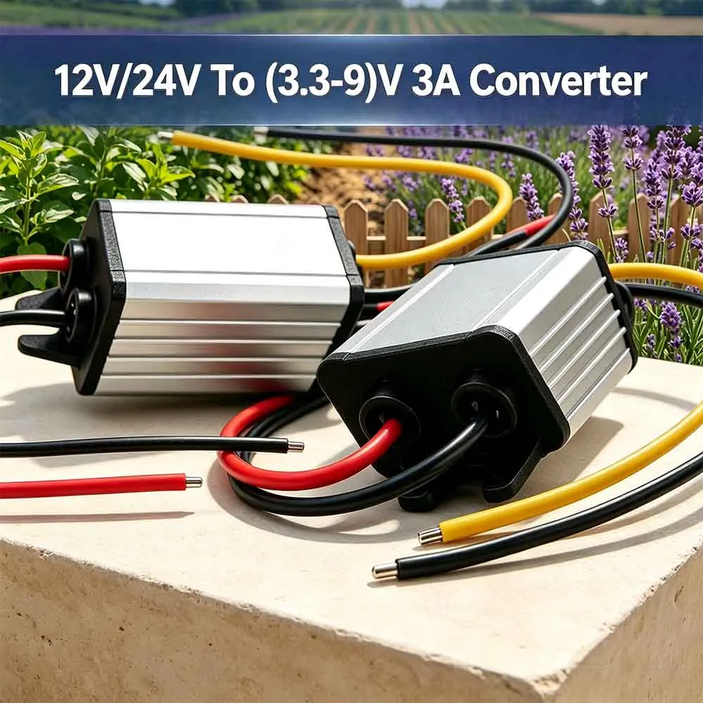 12V/24V To 3.3-9V 3A Converter 8-32V to 3-24V Power Adapter Voltage Transformer Voltage Regulator Suitable For Robotics Motors