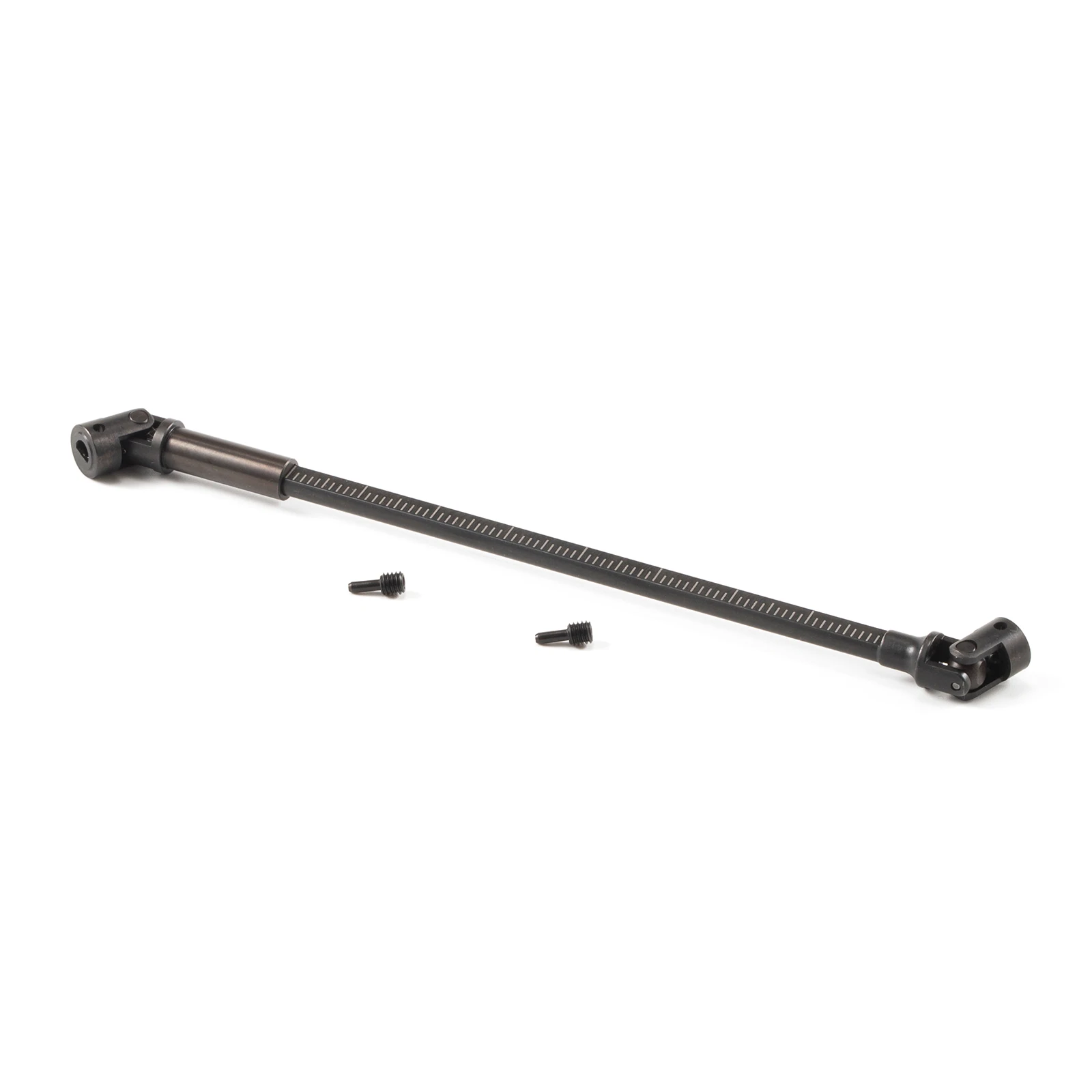 Hardened Steel SCX24 Cut to Length Driveshaft with D Shaped Input for 1/24 RC Crawler Custom Builds Performance Comp Rigs