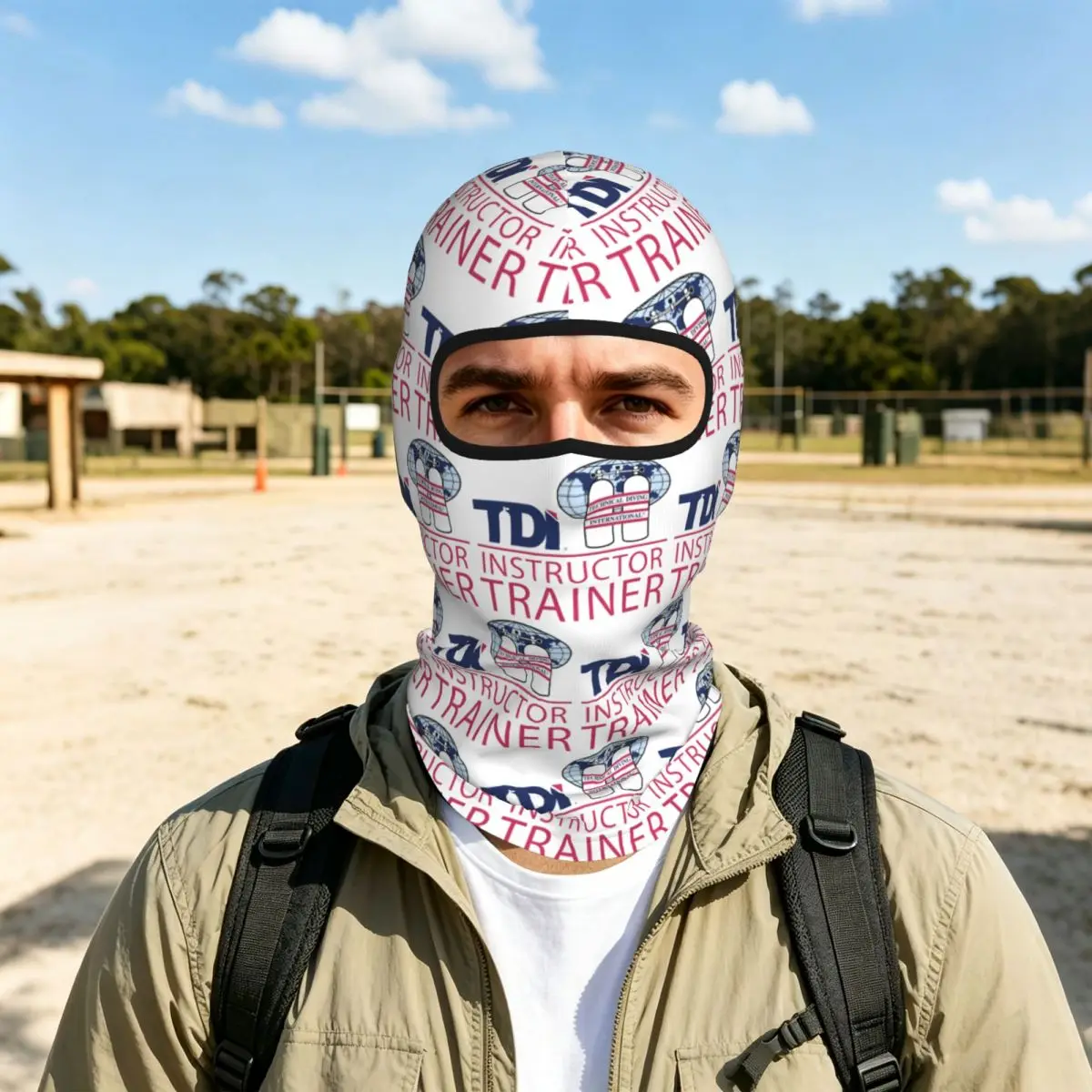 Scuba Diving International (SDI) Thin Balaclava Full Face Mask Sun Protection Neck Gaiter For Motorcycle Cycling Fishing Outdoor