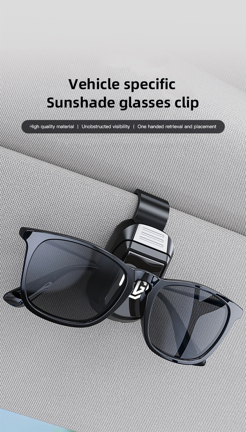 Auto Brille Sonnenbrille Lagerung Clip Sonnenblende Klemme Für MG 7 6 5 ZS MG4 EV ONE Cyberster HS MG3 EZS GT GS 3SW MARVEL R Skorpion – Detail 1