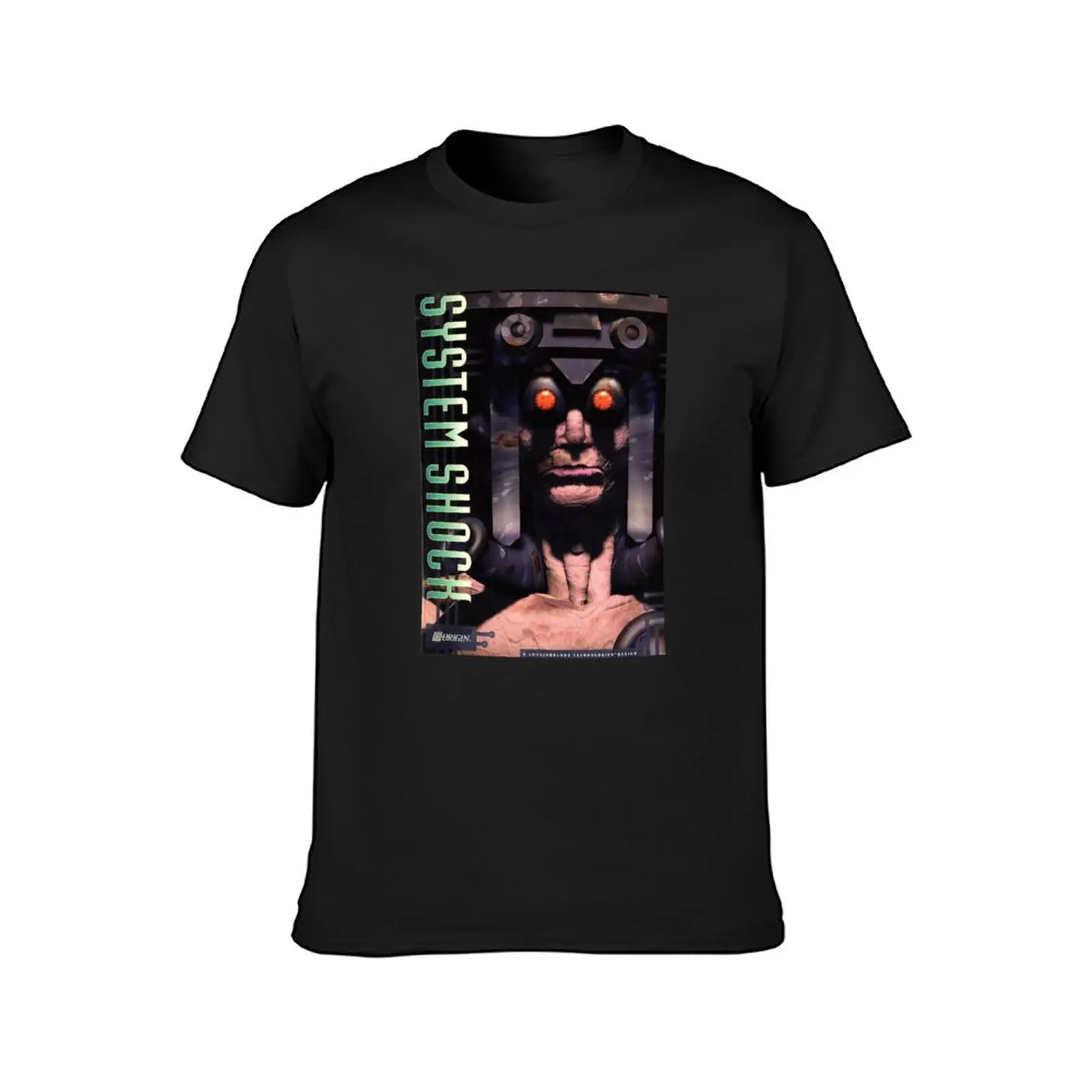 System Shock | Box Art (1994) T-Shirt quick-drying oversizeds anime clothes new edition mens graphic t-shirts pack