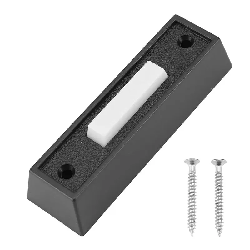B23B 1PCS Wired Doorbell Button With LED Light, Replacement Of Doorbell Ring Button, Wall Mounted Door Opener Switch