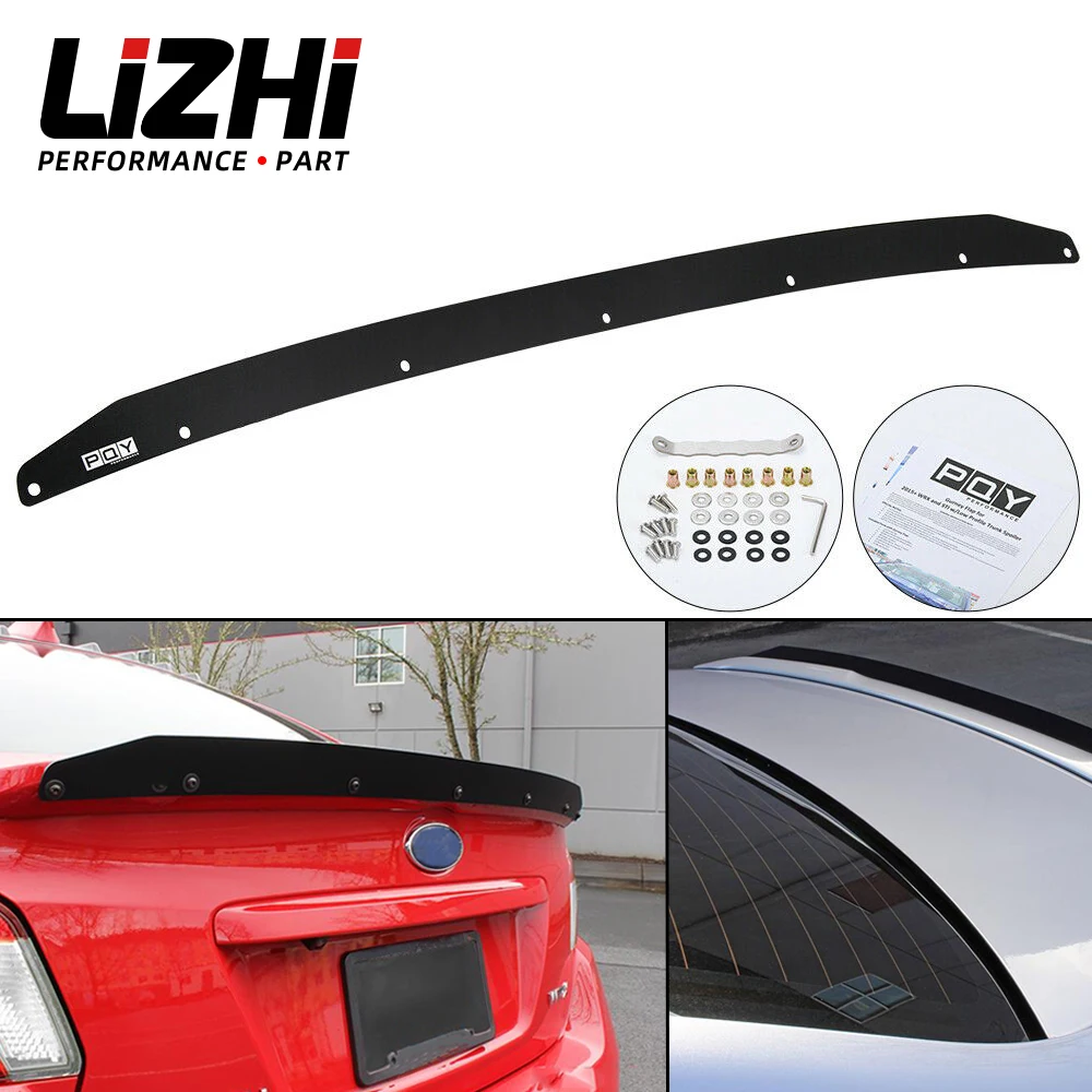 Anodize Aluminum Flap Rear Spoiler For 15-on Subaru WRX Sti Low Profile Wing