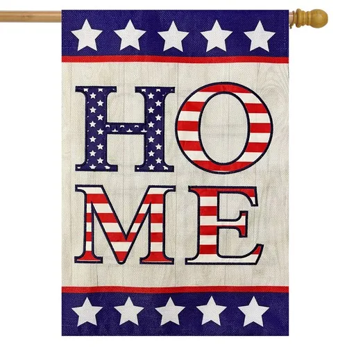 Briarwood Lane American Home Burlap House Flag 28x40 XXQ