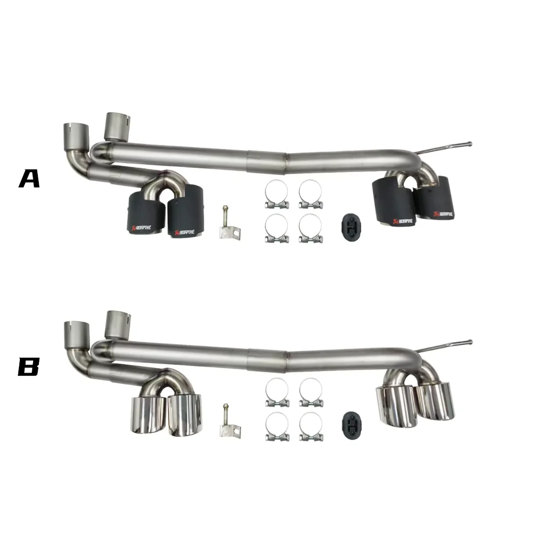 Damei High Quality For  E90 M4 Dual Interface Exhaust Pipe For 2005-2012 For  3 SERIES Rear Bodykit Auto Upgrade Bumper