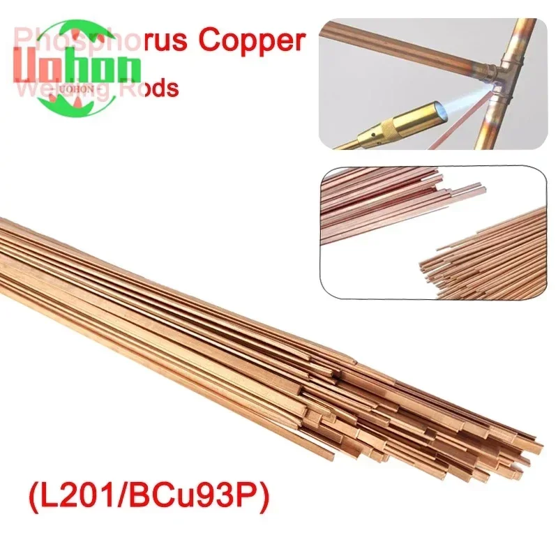 

1.0/2.0mm*500mm Phosphorus Copper Electrode Welding Rod Brass Welding Wire Bronze Electrode Soldering Rod No Need Solder Powder