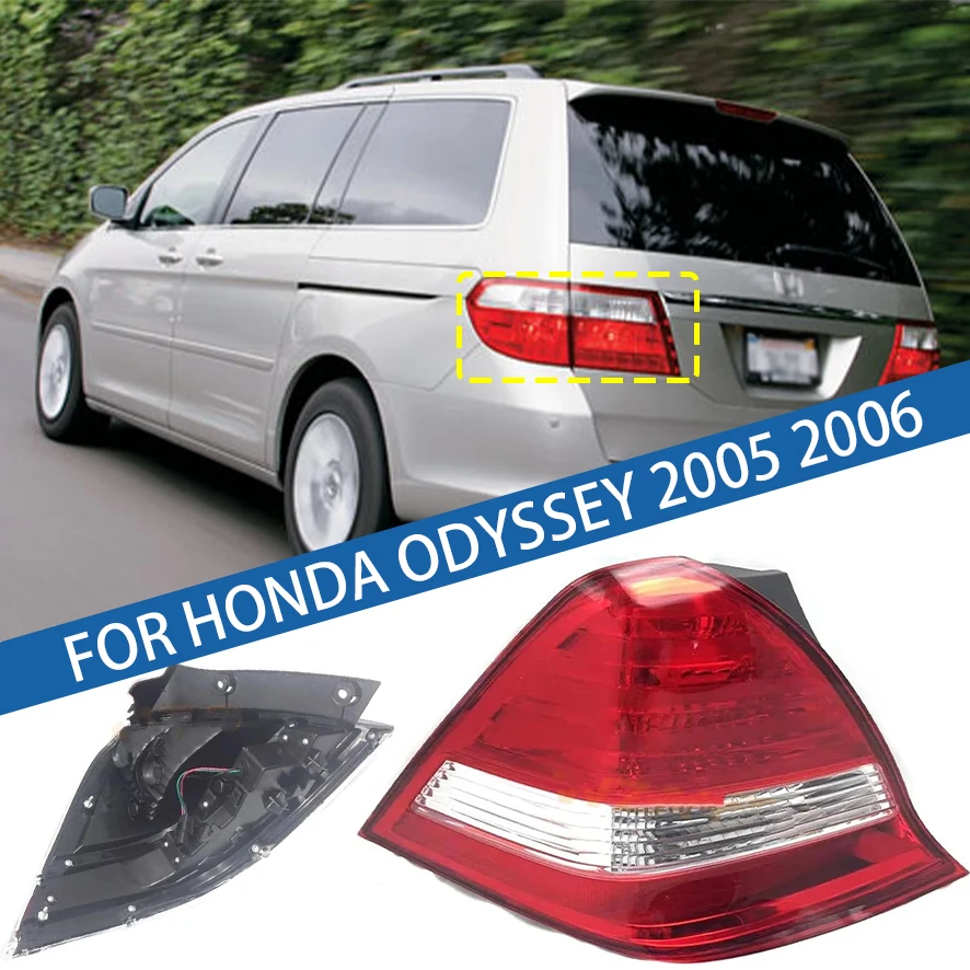 

For Honda Odyssey 2005 2006 Car Tail light Rear Bumper Light Stop Brake Lamp Turn Signal Warning