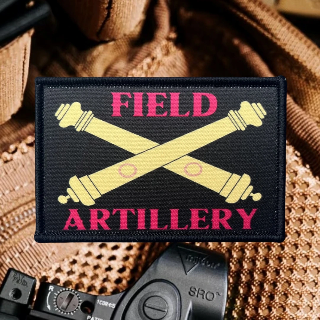 Полевая артиллерия, моральная тактическая нашивка, военная повязка на руку, 2-я поправка, печатные нашивки на липучке для одежды, наклейка на рюкзак