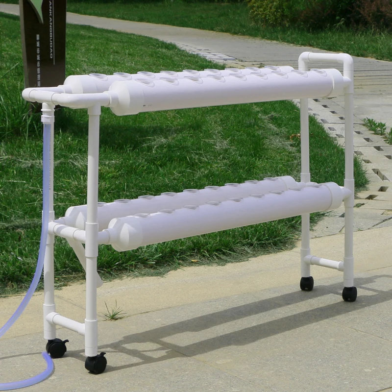 زراعة بدون تربة زراعة أنبوب الزراعة المائية رف زراعة الخضروات معدات الزراعة المائية 36 حفرة