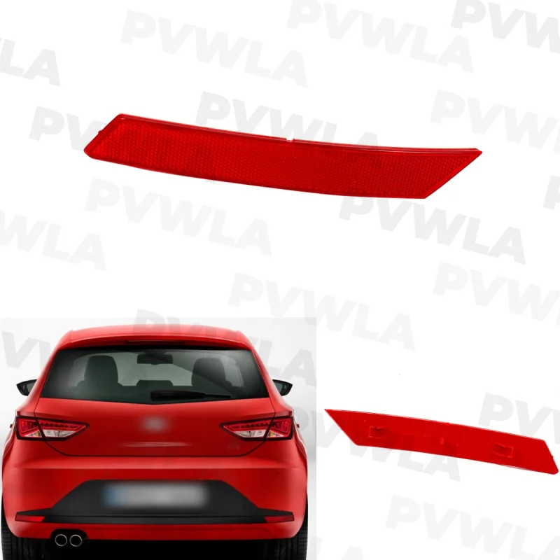 

For Seat Leon FR 2013 2014 2015 2016 Left Side Rear Bumper Lamp Reflector Light 5F0945105G