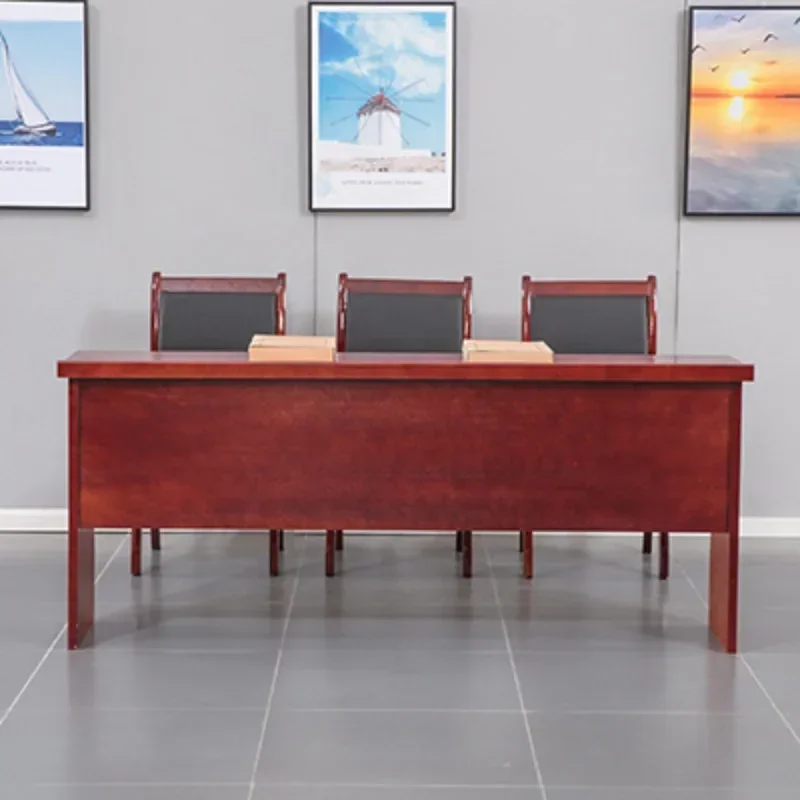 Simple modern training table, long table, paint strip table, conference room, office tables and chairs, starting from two pieces
