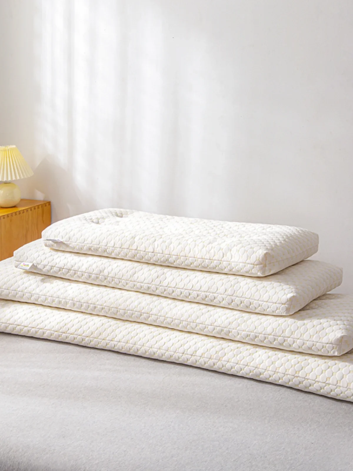 Double Size Long Pillow Integrated Extended Rectangle Home Use Couple Pillow 12M 15M 18M Core Soft Hard Two Ways Cotton