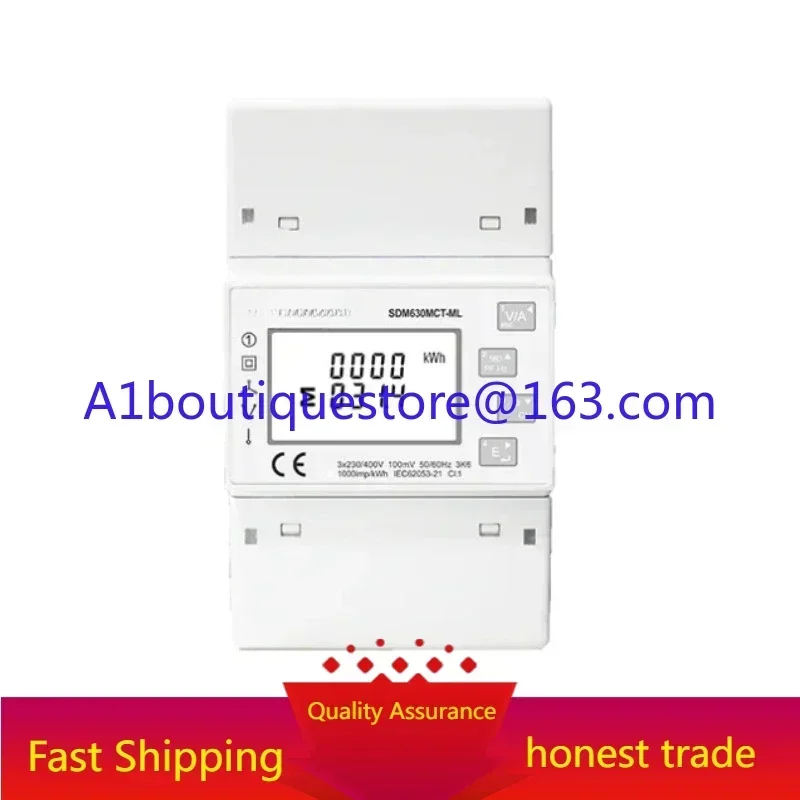 SDM630MCT-ML-TCP Ethernet Modbus TCP IP Input Power Analyzer, Multi function Din Rail Electricity Meter