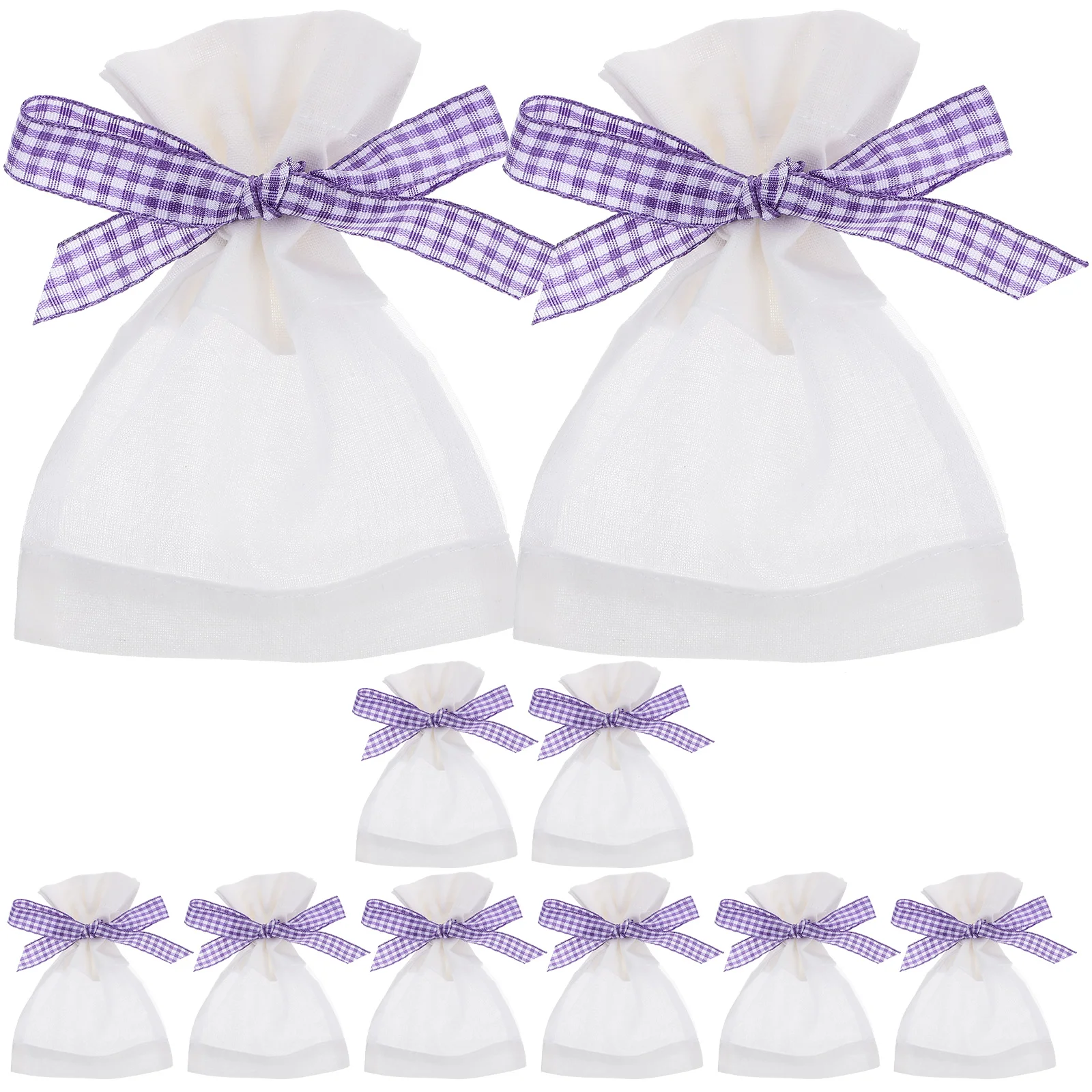 

10 Pcs Lavender Sachet Bag Empty Bags Wardrobe Decorative Pouch Storage Beads Bracelets Necklaces Jade Wood Objects
