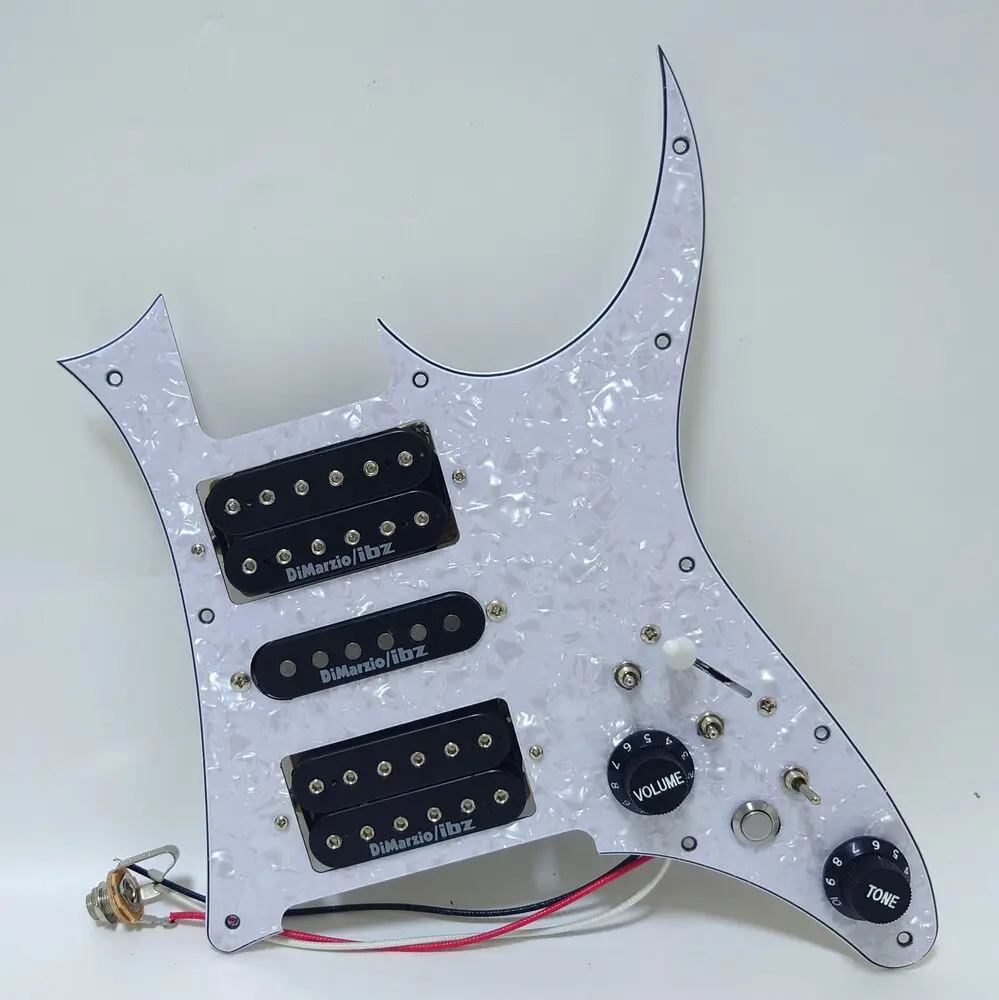 Guitar HSH Prewired Loaded Pickguard Set with Humbucker Pickups Set For RG Electric Guitars Replacement Parts