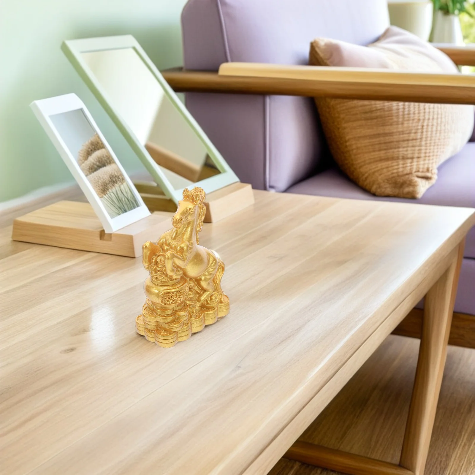 Ручная статуэтка лошади из смолы, символ культурного наследия