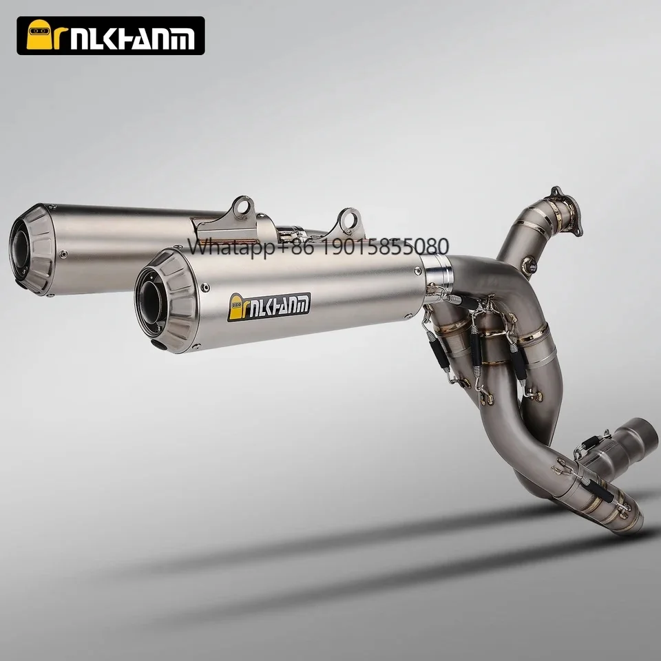 

Duca SuperSport 950 Exhaust System Modified Titanium Alloy Front Dual Outlet Escape Muffler Carbon Fiber Material