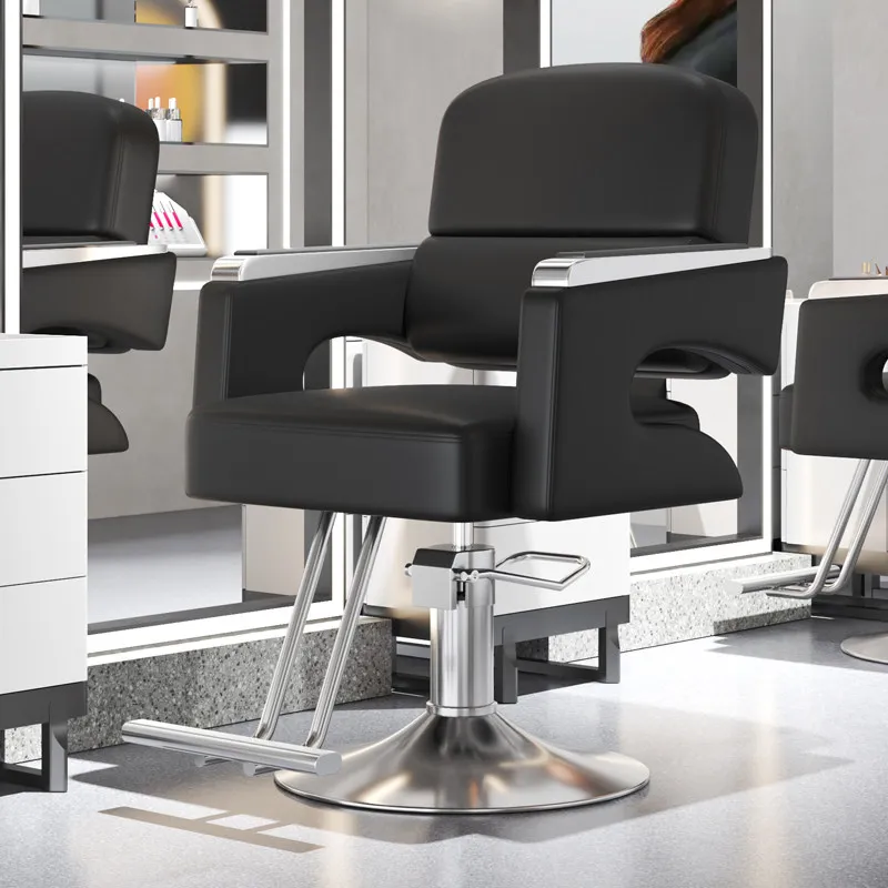 Reclining Manicure Pedicure Barber Chairs Modern Waiting Barber Chairs Luxury Nordic Style Taburete Con Ruedas Beauty Furniture