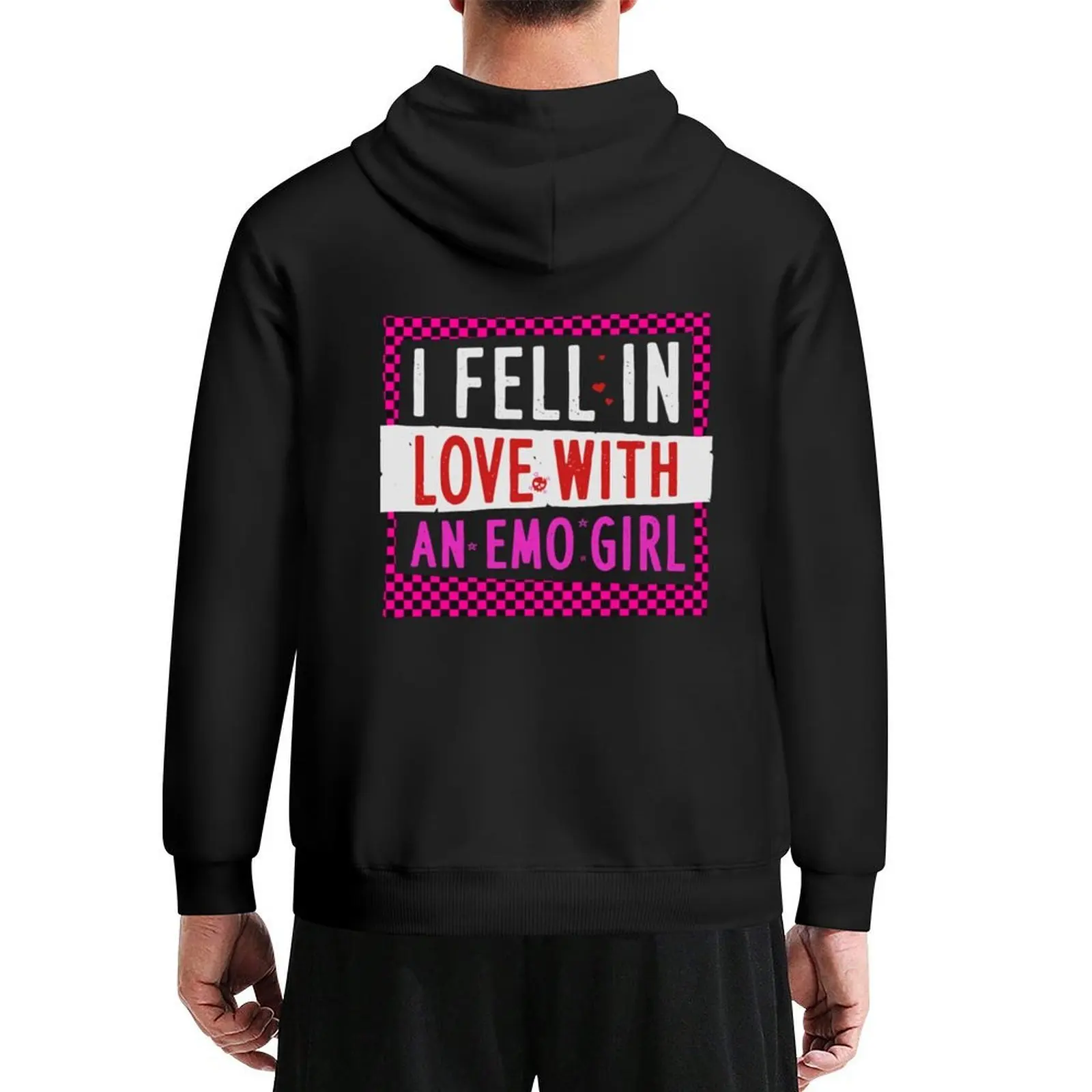 

I Fell In Love With An Emo Girl Hoodie male clothes men's sweat-shirt men's clothing men wear autumn hoodie