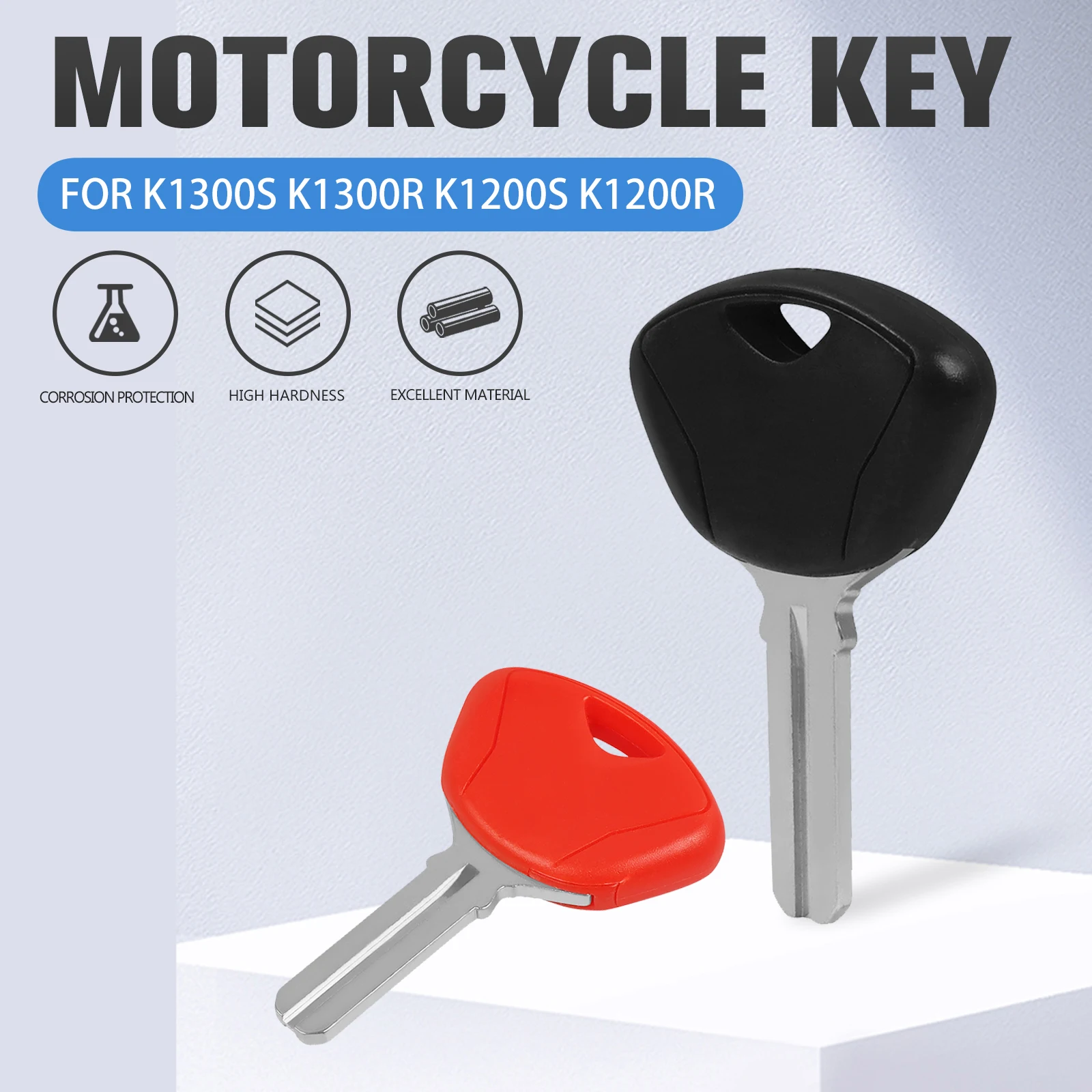 

Motorcycle Accessories keys Blank Key Uncut For BMW K1200R K1200S R1200RT K1300R K1300S F650GS F800GS F800ST