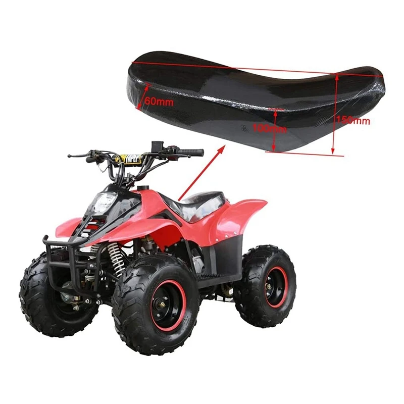 Asiento cuádruple ATV confiable para niños, asiento de espuma negra para 50Cc/70Cc/90Cc/110Cc Taotao chino ATV Quad Bikes Buggy de cuatro ruedas