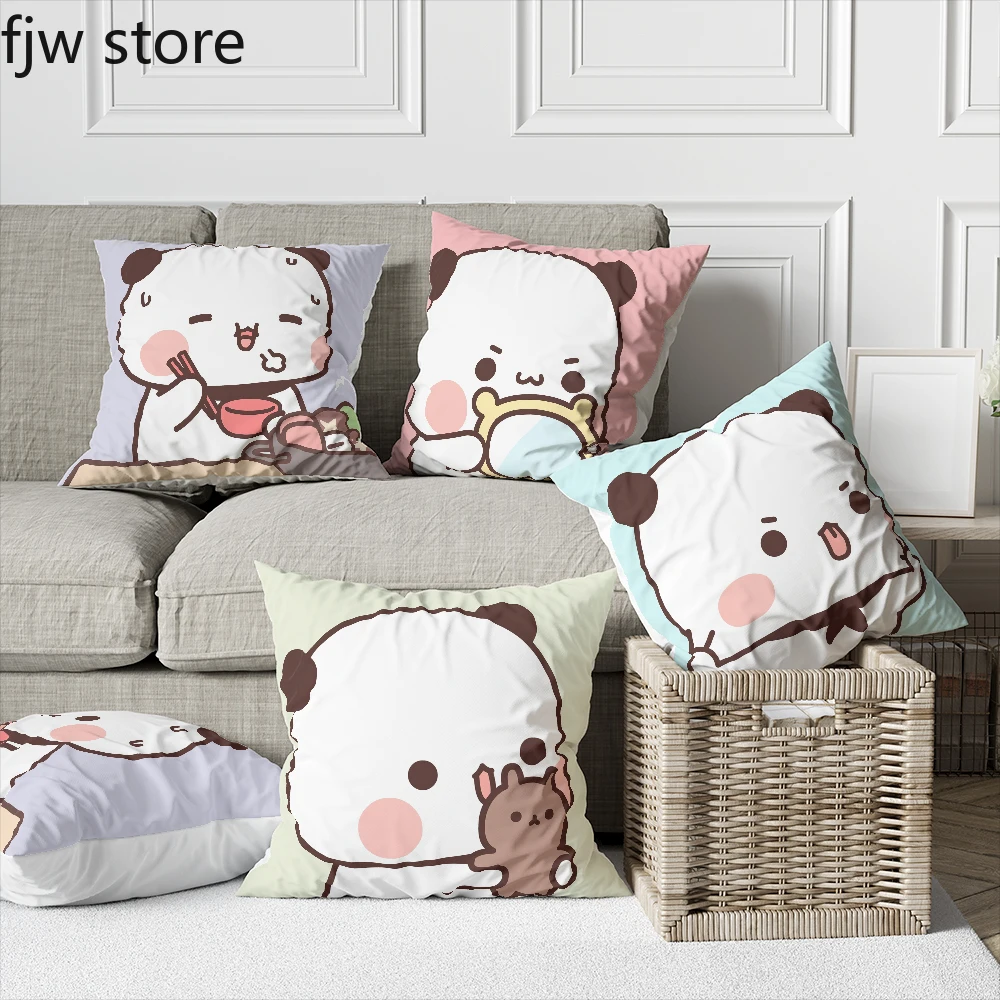 

Cute Fashion Red Panda Boob Pillow Cover Kawaii Anime Sofa Chair Bed Cushion Room Home Decoration