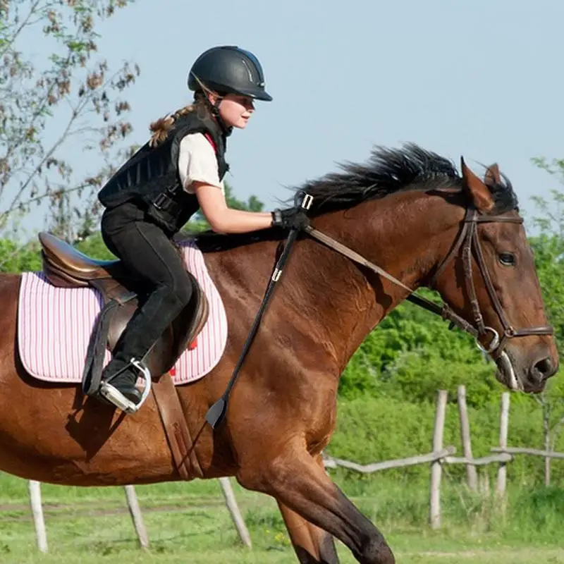 Draagbare Pointer Paardensport Training Paardenzweep Pu Lederen Pointer Lichtgewicht Antislip Paardenrace Whip Performance Rekwisieten