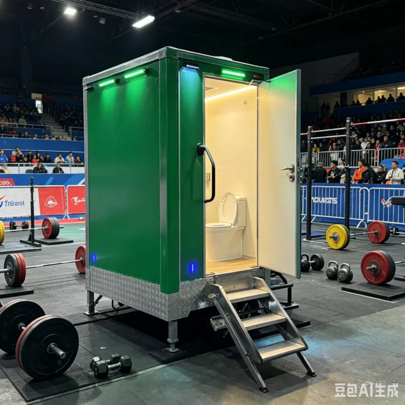 8 Compartment Outdoor Restroom Trailer Weatherproof Insulated Wall Panels Factory Direct Sale Premium Material Factory Supply