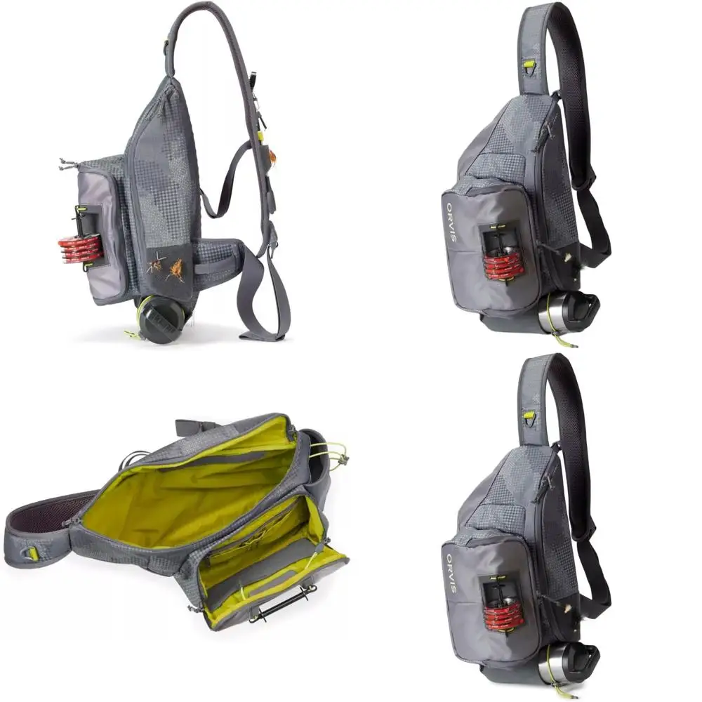 

Рюкзак для нахлыстовой рыбалки Orvis с одним ремнем - прочный, стальной, камуфляжный, с легким доступом к снастям и аксессуарам, универсальный размер