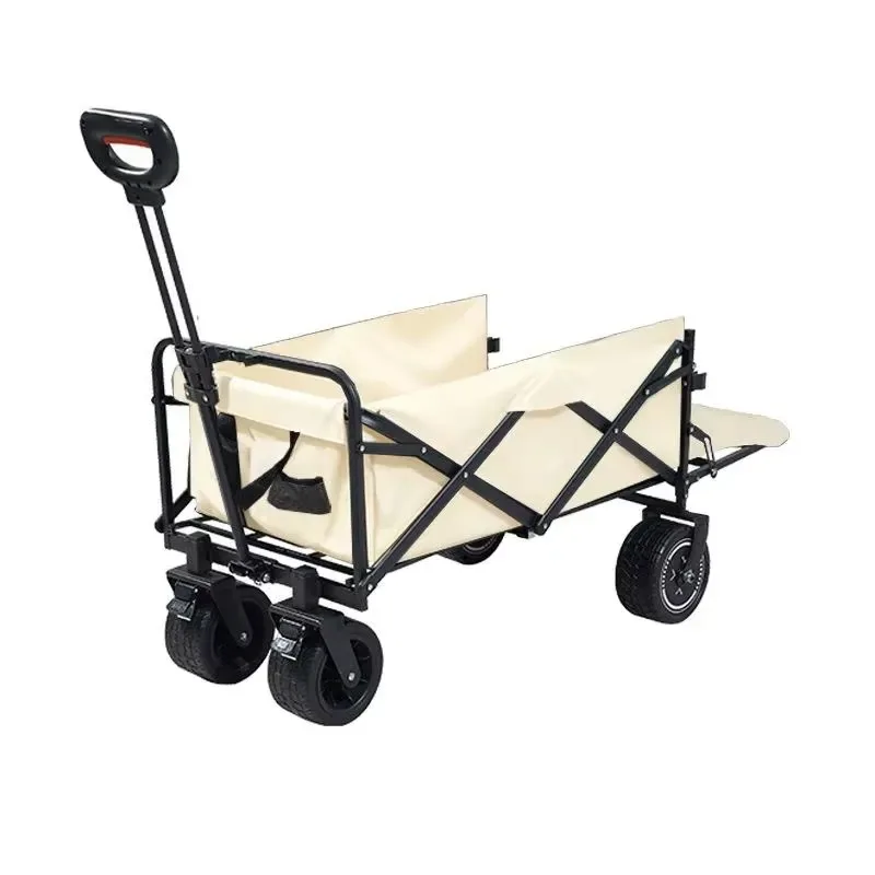 STLF Multifunctional Hot Selling Durable Foldable Metal Outdoor Beach Travel Shopping Quad Electric Camper 150kg Load Bearing