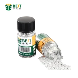 1 Bottle BGA Reballing Balls 0.2/0.25/0.3/0.35/0.4/0.45/0.5/0.55/0.6/0.65 mm BGA Solder Ball leaded For BGA Rework Repair Tools