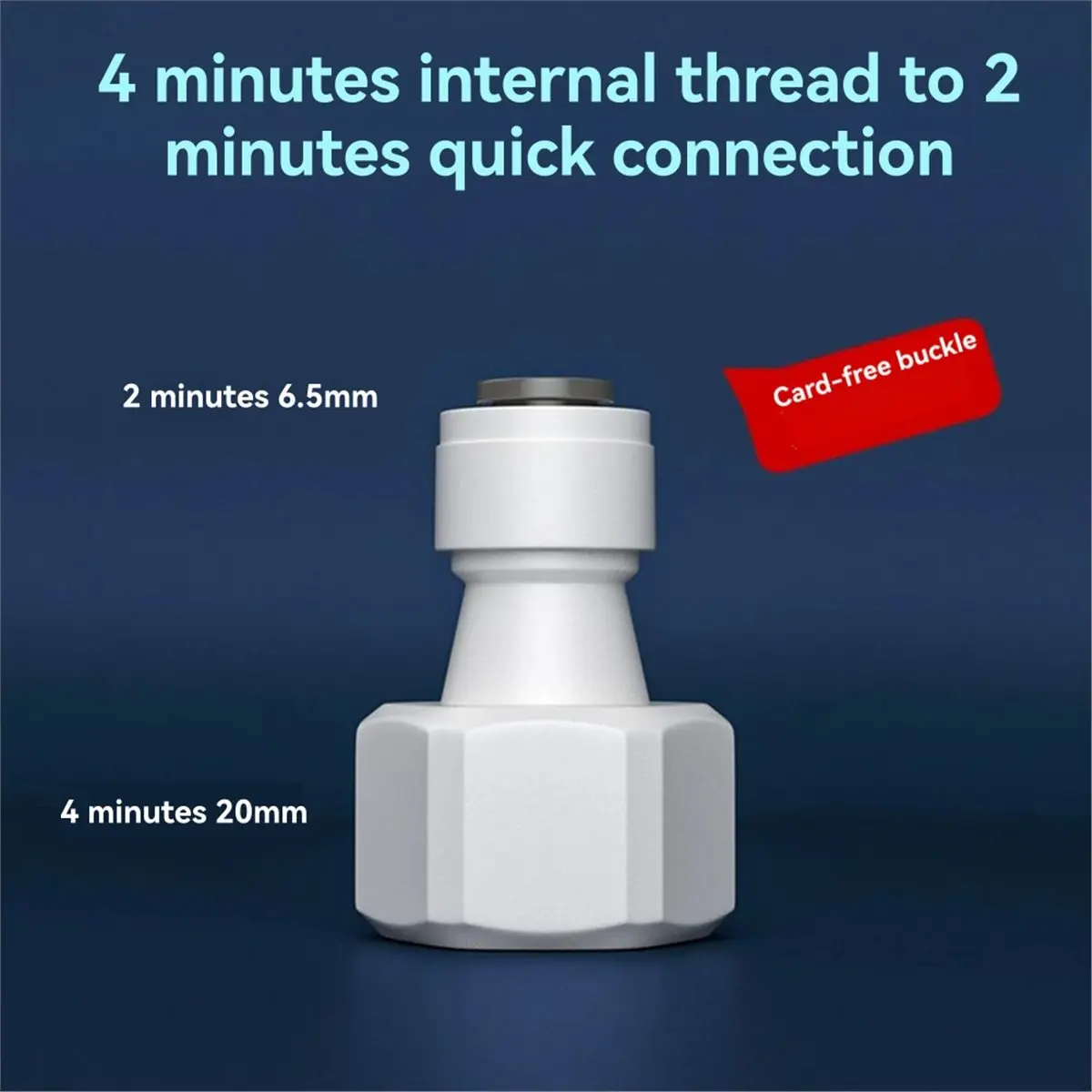 Kit de encaixe de tubo de água com conector rápido de 10 peças para purificadores de água e filtros