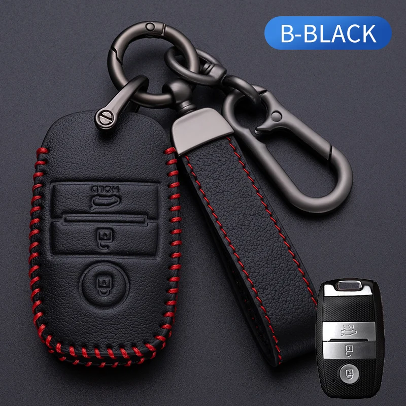 Funda duradera para llave remota de coche, carcasa Fob para KIA Sportage Cerato Optima K2 K3 K4 K5 RIO Picanto Soul Sorento Sedona