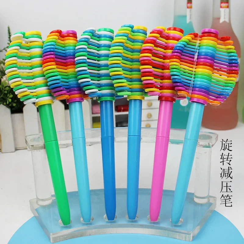 

20 шт. персонализированная вращающаяся шариковая ручка для снятия стресса, студенческая игрушка, креативная вращающаяся уникальная ручка
