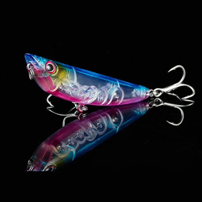 Fishing Lure Bait Swimbait Jerkbait Pencil 80mm 9g Walk Dog Floating Lures Bass bait luer Floating Pencil Surface Stick