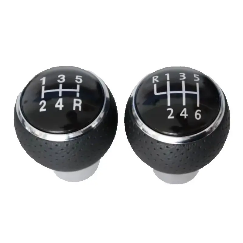 for Leather-Wrapped Manual Transmission Ball Head Shift Knob Gear Lever for Mitsubishi Lancer EX EVO